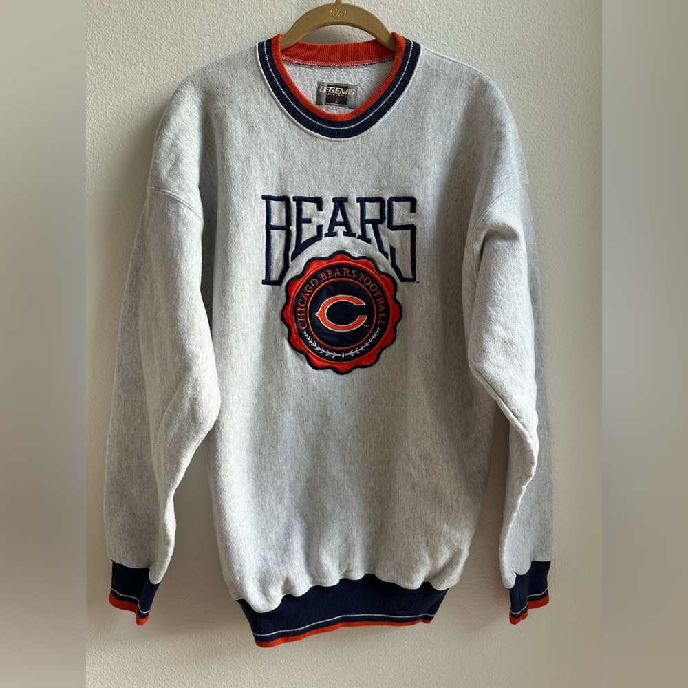 Oversized XL Vintage Chicago Bears Football Athletic Sweatshirt